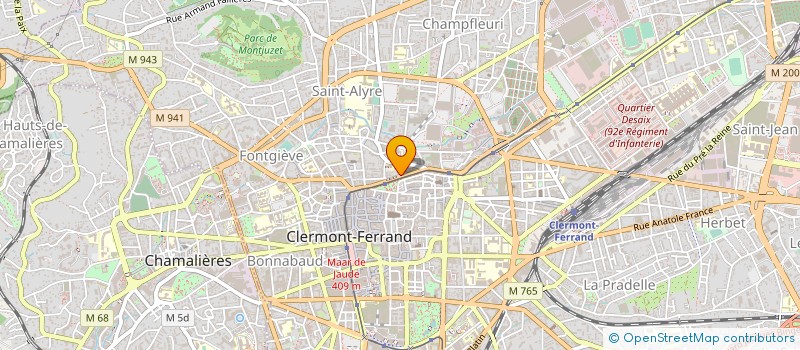 localisation de l'entreprise MADAME SOPHIE BRUN  CLERMONT-FERRAND