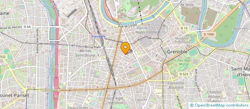 localisation de l'entreprise MADAME SOPHIE BRUSSET à GRENOBLE