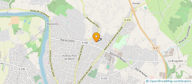 localisation de l'entreprise MADAME SOPHIE BUCHET à VILLENEUVE-SUR-LOT