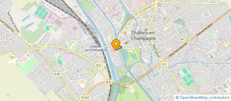 localisation de l'entreprise MADAME SOPHIE BUIATTI à CHALONS-EN-CHAMPAGNE