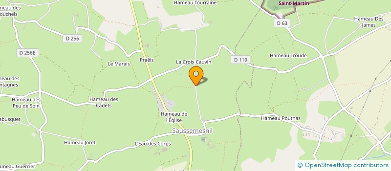 localisation de l'entreprise MADAME SOPHIE BUKOWSKI  SAUSSEMESNIL