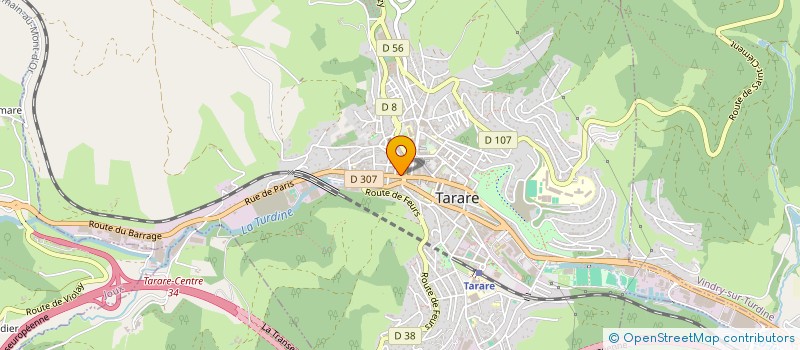 localisation de l'entreprise MADAME SOPHIE BURNICHON  TARARE