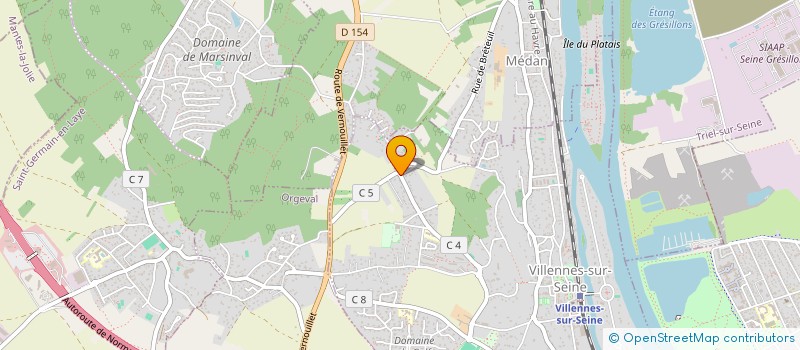 localisation de l'entreprise MADAME SOPHIE BURON à VILLENNES-SUR-SEINE