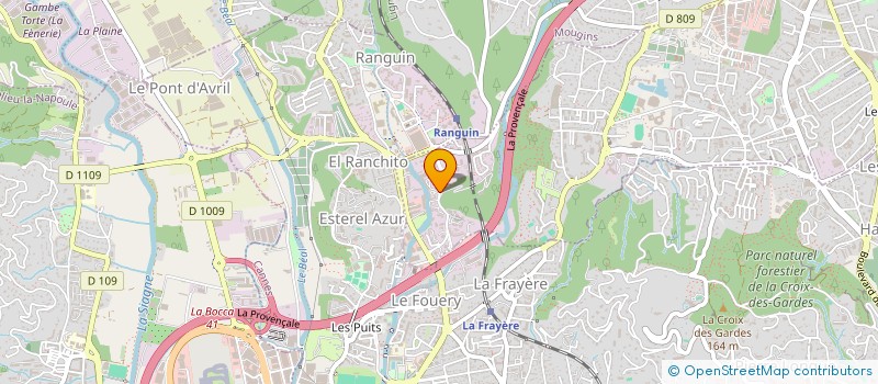 localisation de l'entreprise MADAME SOPHIE BURON à LA ROQUETTE-SUR-SIAGNE