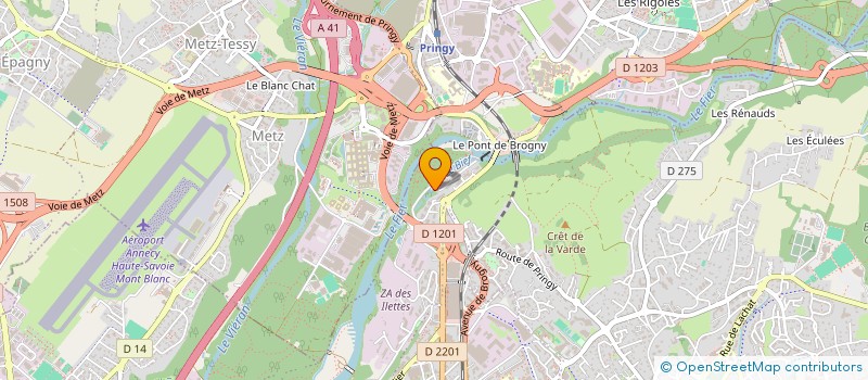 localisation de l'entreprise MADAME SOPHIE BUSNEL à ANNECY