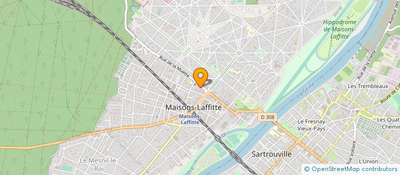 localisation de l'entreprise MADAME SOPHIE BUSSON à MAISONS-LAFFITTE