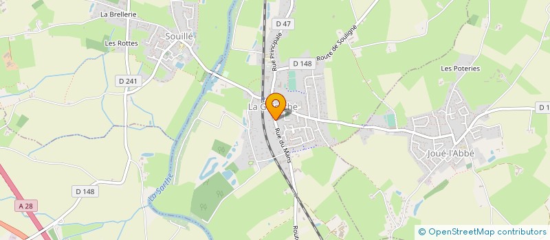 localisation de l'entreprise MADAME SOPHIE BUTTIER  LA GUIERCHE