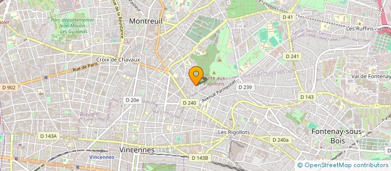 localisation de l'entreprise MADAME SOPHIE CADET à MONTREUIL