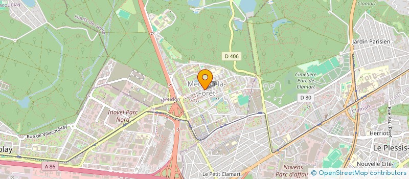 localisation de l'entreprise MADAME SOPHIE CAILLAUD  MEUDON