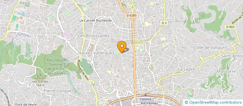 localisation de l'entreprise MADAME SOPHIE CAILLERETZ à CANNES