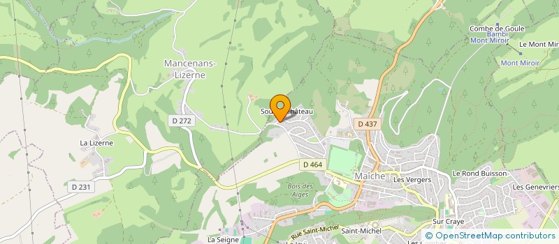 localisation de l'entreprise MADAME SOPHIE CAIRE REMONNAY  MAICHE