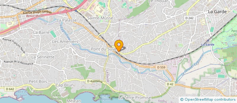 localisation de l'entreprise MADAME SOPHIE CALIFANO  TOULON