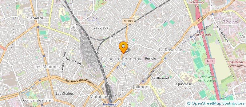 localisation de l'entreprise MADAME SOPHIE CALVET à TOULOUSE