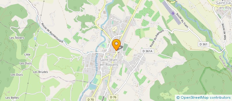 localisation de l'entreprise MADAME SOPHIE CAMBON à SAINT-JEAN-EN-ROYANS