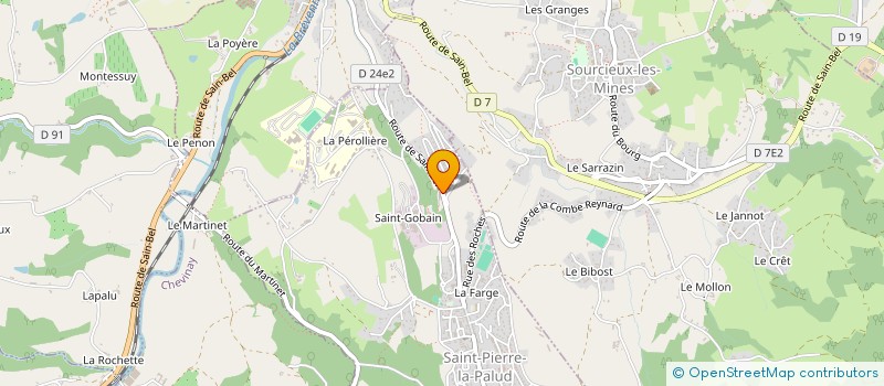 localisation de l'entreprise MADAME SOPHIE CAMBONE  LENTILLY