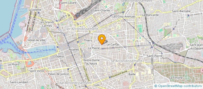 localisation de l'entreprise MADAME SOPHIE CAMOLLI à MARSEILLE