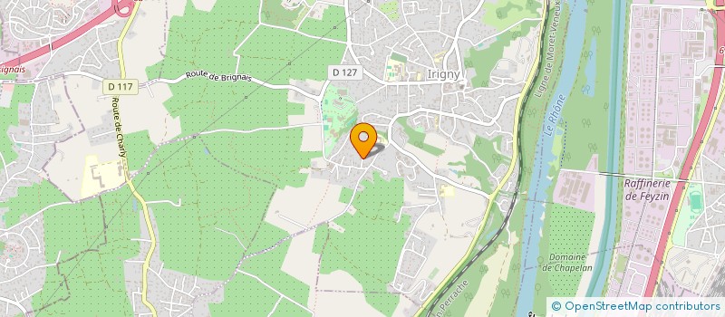 localisation de l'entreprise MADAME SOPHIE CANTALOUBE  IRIGNY