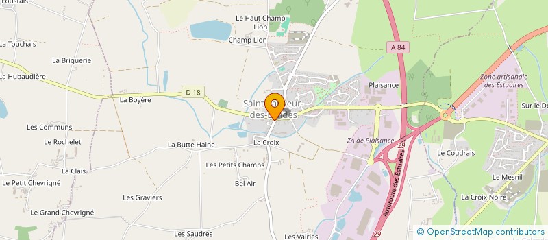 localisation de l'entreprise MADAME SOPHIE CANTO  SAINT-SAUVEUR-DES-LANDES