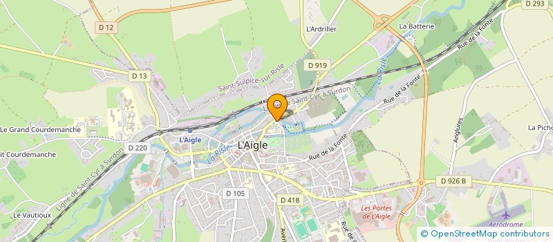 localisation de l'entreprise MADAME SOPHIE CANU à L'AIGLE
