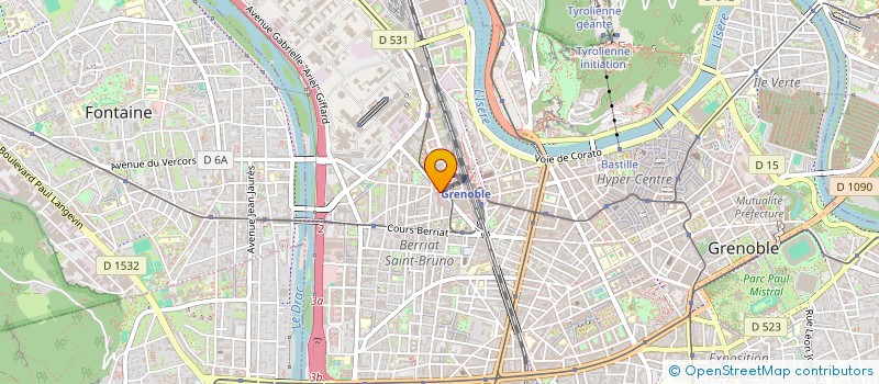 localisation de l'entreprise MADAME SOPHIE CAPDEVILLE à GRENOBLE