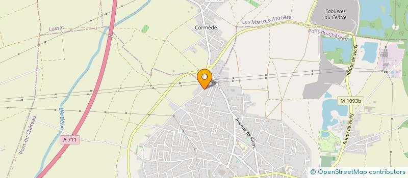 localisation de l'entreprise MADAME SOPHIE CAPRON  PONT-DU-CHATEAU