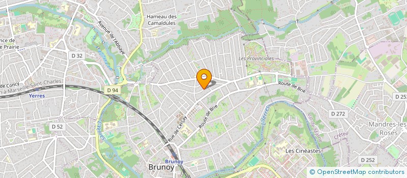 localisation de l'entreprise MADAME SOPHIE CAQUIN  BRUNOY