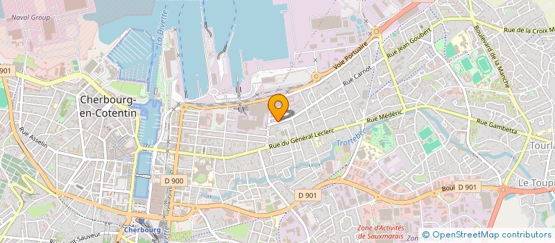 localisation de l'entreprise MADAME SOPHIE CARDINE  CHERBOURG-EN-COTENTIN