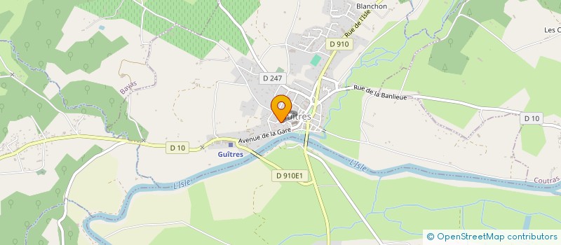 localisation de l'entreprise MADAME SOPHIE CARDOSO  GUITRES