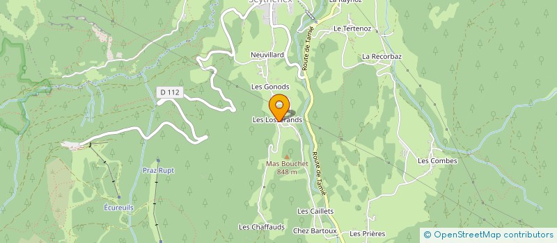 localisation de l'entreprise MADAME SOPHIE CAREME  FAVERGES-SEYTHENEX