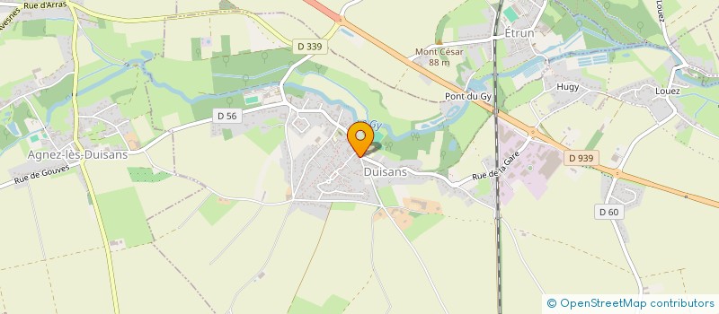 localisation de l'entreprise MADAME SOPHIE CARLIER  DUISANS