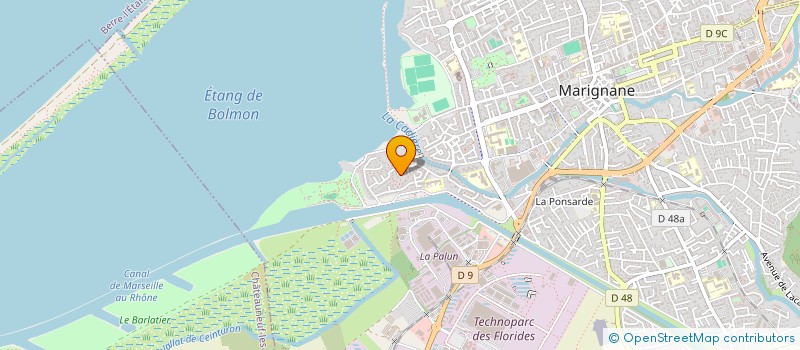 localisation de l'entreprise MADAME SOPHIE CARLINO  MARIGNANE