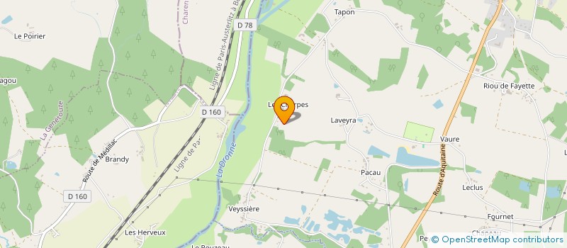 localisation de l'entreprise MADAME SOPHIE CARO  SAINT PRIVAT EN PERIGORD