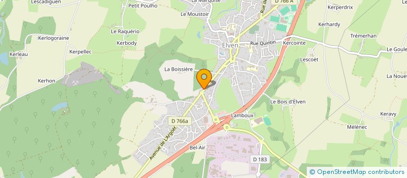 localisation de l'entreprise MADAME SOPHIE-CAROLE LECUYER à ELVEN