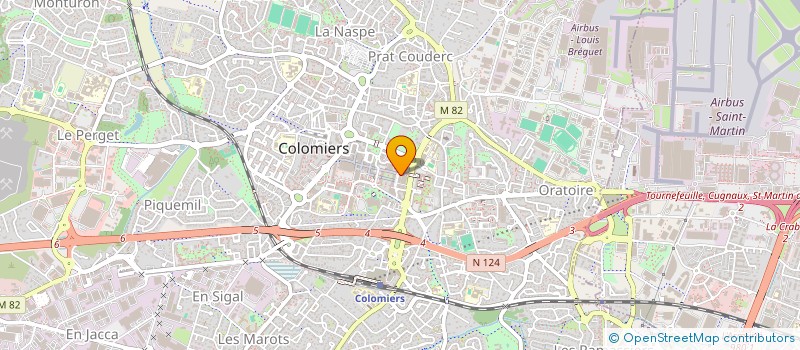 localisation de l'entreprise MADAME SOPHIE CARON à COLOMIERS