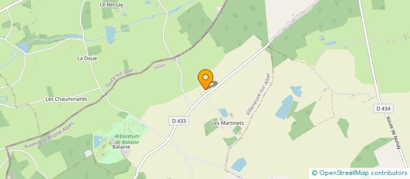 localisation de l'entreprise MADAME SOPHIE CARON  VILLENEUVE-SUR-ALLIER