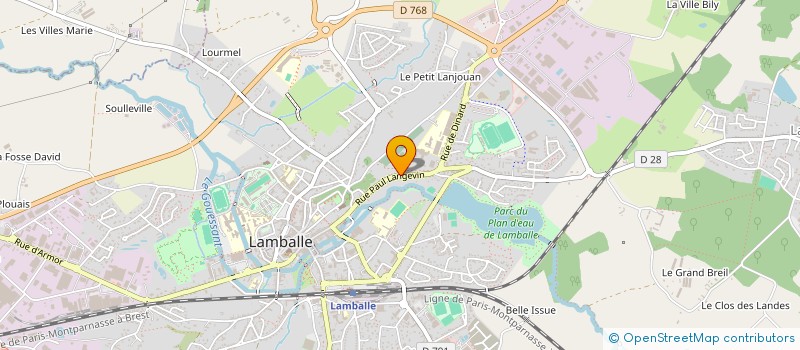 localisation de l'entreprise MADAME SOPHIE CAROSIN  LAMBALLE-ARMOR