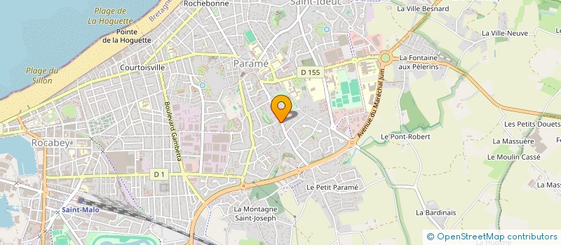 localisation de l'entreprise MADAME SOPHIE CARPENTIER  SAINT-MALO