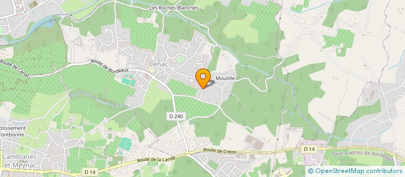 localisation de l'entreprise MADAME SOPHIE CARRON à CENAC