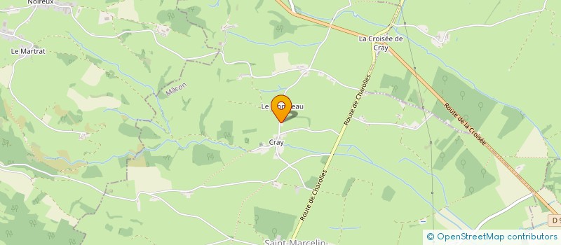 localisation de l'entreprise MADAME SOPHIE CARRON  SAINT-MARCELIN-DE-CRAY