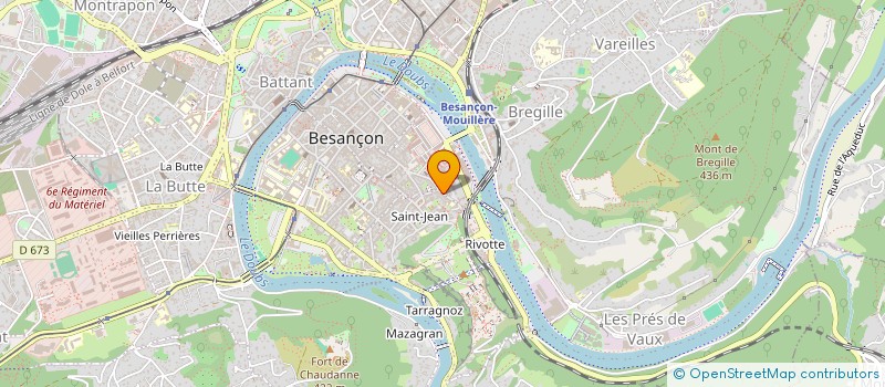 localisation de l'entreprise MADAME SOPHIE CARTAUX à BESANCON