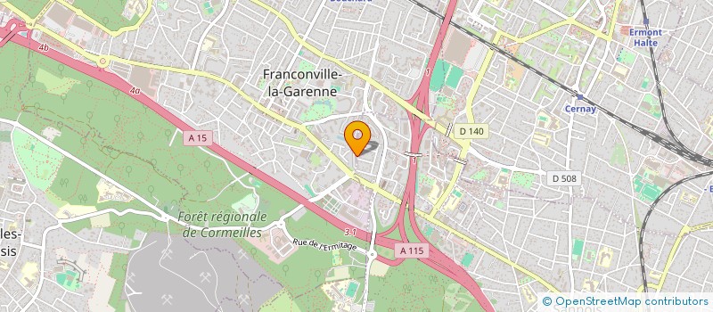 localisation de l'entreprise MADAME SOPHIE CARVALHO  SANNOIS