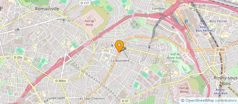 localisation de l'entreprise MADAME SOPHIE CASALIS à MONTREUIL