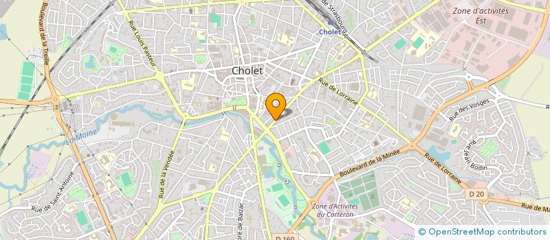 localisation de l'entreprise MADAME SOPHIE CASSIN  CHOLET