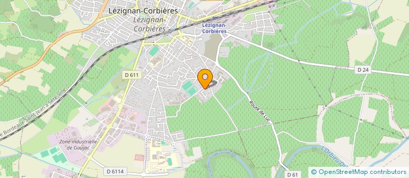 localisation de l'entreprise MADAME SOPHIE CASTEL  LEZIGNAN-CORBIERES