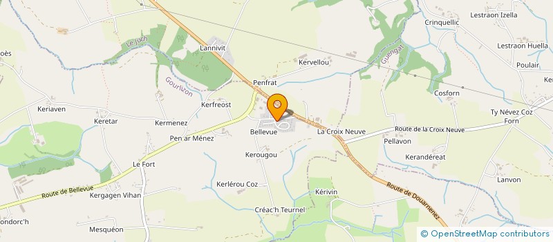 localisation de l'entreprise MADAME SOPHIE CASTEL  GOURLIZON