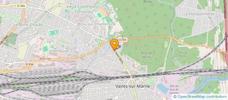 localisation de l'entreprise MADAME SOPHIE CASTER à VAIRES-SUR-MARNE