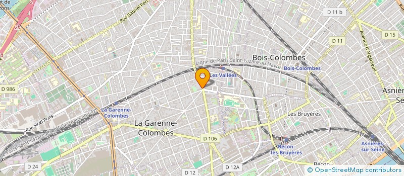 localisation de l'entreprise MADAME SOPHIE CATARINOZZI à LA GARENNE-COLOMBES