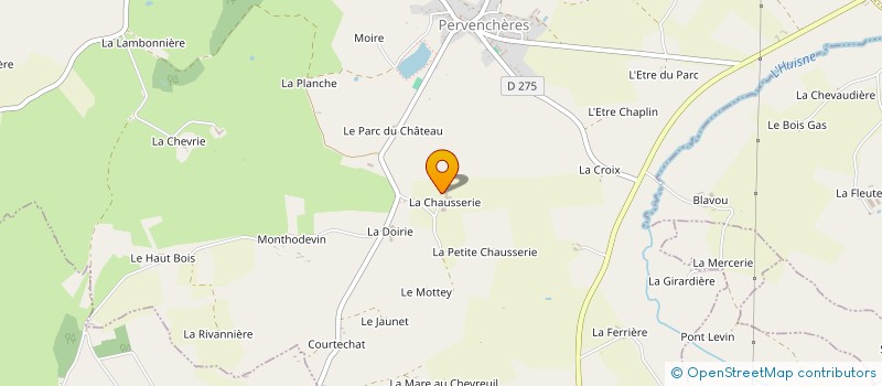 localisation de l'entreprise MADAME SOPHIE CATHERINE à PERVENCHERES