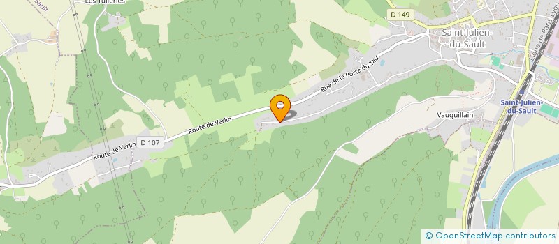 localisation de l'entreprise MADAME SOPHIE CATIER  SAINT-JULIEN-DU-SAULT