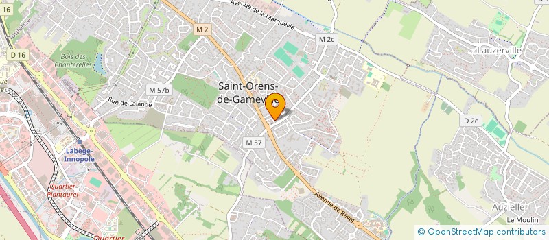 localisation de l'entreprise MADAME SOPHIE CAULA à SAINT-ORENS-DE-GAMEVILLE